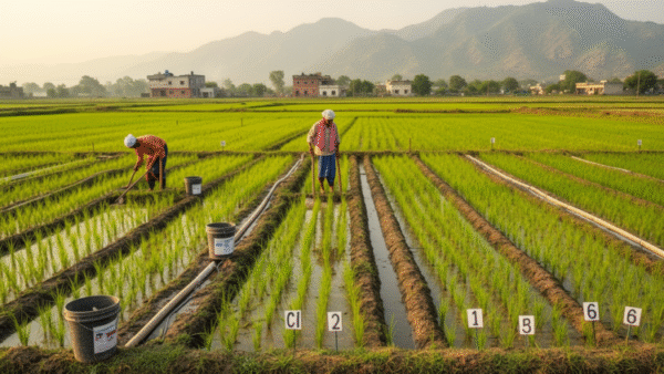 Northern India dry-seeded rice trial links genotype and nitrogen ...